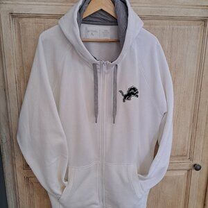 White Detroit Lions Hoodie Antiqua 2XL